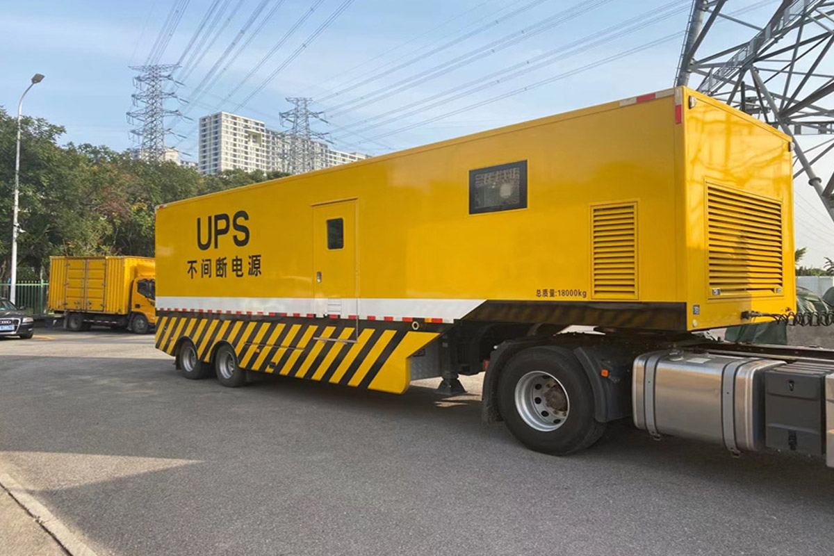 井陉发电机租赁施工现场